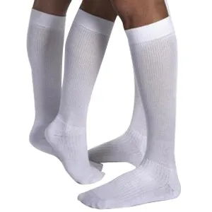 BSN Jobst - 110054 - Compression Sock, Knee High, 30-40 mmHG, Closed Toe, Cool White, X-Large