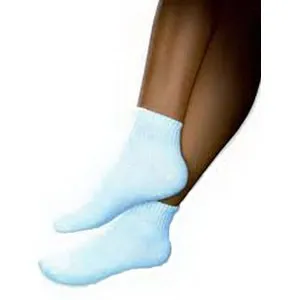BSN Jobst - 110839 - Diabetic Sock, Crew Style, Closed Toe, White, X-Large