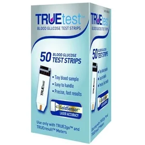 Cardinal Health - 4099818 - Leader Truetest Blood Glucose Test Strips (50 Count)