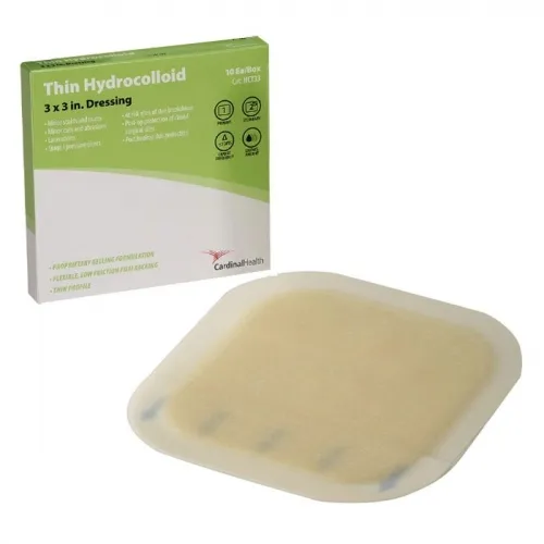 Cardinal Health - From: HCT33 To: HCT66 - Med Thin Hydrocolloid 3" x 3".