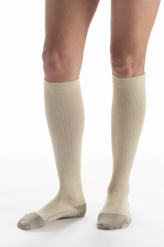 Carolon - Couture - From: 650104 To: 650509 -  Dress Sock w/X Static(15 20 Mmhg) Short, Closed Toe,Style: Below Knee