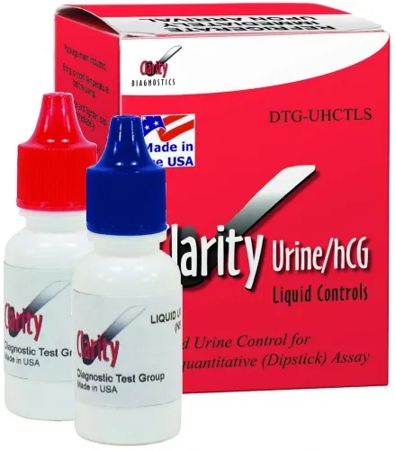 Clarity Diagnostics - DTG-UHCTLS - CLARITY Urine/HCG Controls 1x15mL +/-