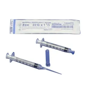Cardinal Health - 1180300777 - Syringe, 3mL, Luer Lock Tip, 100/bx, 8 bx/cs (28 cs/plt) (Continental US Only)