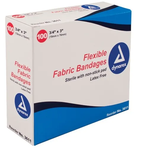 Dynarex - From: 4534 To: 4544 - Flexible Fabric Bandages Sterile