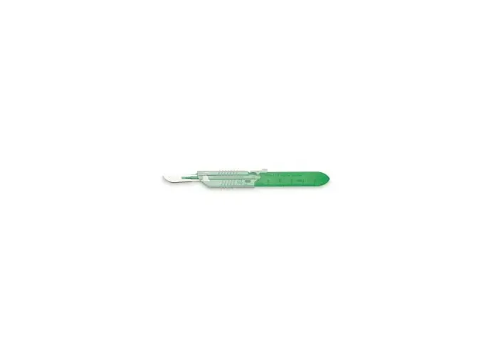 Myco Medical Supplies - From: RCRSS10 To: RCRSS15 - Myco Medical Scalpel, Retractable Sheath, with Technocut Premium Blade #10, Sterile, 10/bx
