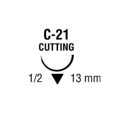 Medtronic / Covidien - G1744 - Suture, Reverse Cutting, Needle C-21, Circle