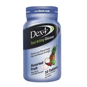 Geiss Destin & Dunn - DPD55863 - Dex4 Assorted Fruit Glucose Tablets 50ct Bottle
