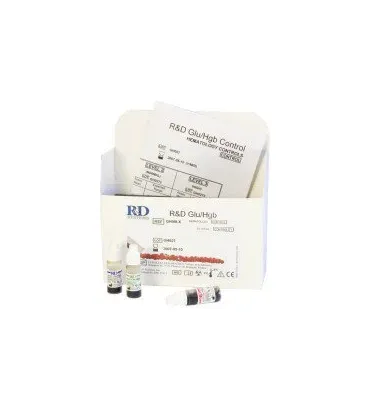 Hemocue - R & D Glu/Hgb Dual Control - GH00HX - Hematology Control R & D Glu/Hgb Dual Control Blood Glucose / Hemoglobin High Level 3 X 1.5 mL