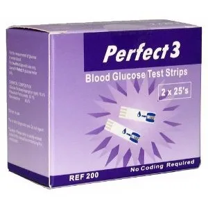 Gluco Perfect - DIA-3888 - Perfect 3 Test Strip (50 count)