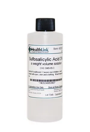 HealthLink - From: 400539 To: 400545 - Sulfosalicylic Acid, 3%, (Continental US Only)