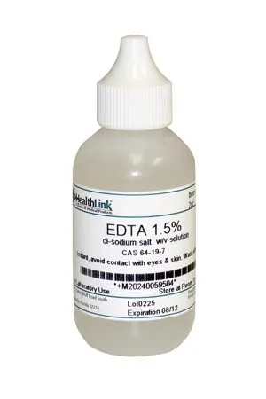 HealthLink - 400595 - Disodium EDTA, 1.5%, Dropper Bottle, (Continental US Only)