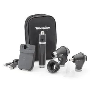 Hillrom - 71-PM3LXES-US - Diagnostic Set with PanOptic Ophthalmoscope and MacroView Otoscope, for iExaminer, Soft (US Only)