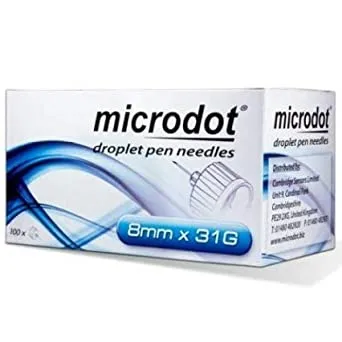 HTL-STREFA - From: 8309 To: 8311  Droplet Pen Needle 31G (0.25mm) x 8mm (100 count).