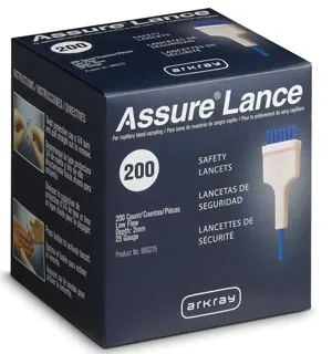 Arkray USA - 980225 - Low Flow 25G Lancets x 2mm, 200/bx (US Only)