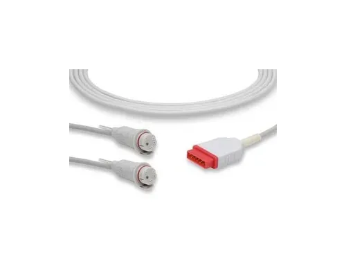 Cables and Sensors - IC-MQ-BD20 - IBP Adapter Cable BD Connector, GE Healthcare > Marquette Compatible w/ OEM: 2016995-003, 2016995-004 (DROP SHIP ONLY) (Freight Terms are Prepaid & Added to Invoice - Contact Vendor for Specifics)
