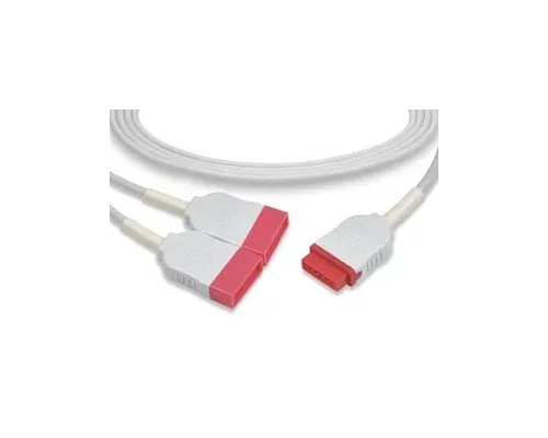 Cables and Sensors - IC-MQ-MQ/20 - IBP Adapter Cable Flat, 11-pin, Female Connector, GE Healthcare > Marquette Compatible w/ OEM: 2005772-001 (DROP SHIP ONLY) (Freight Terms are Prepaid & Added to Invoice - Contact Vendor for Specifics)