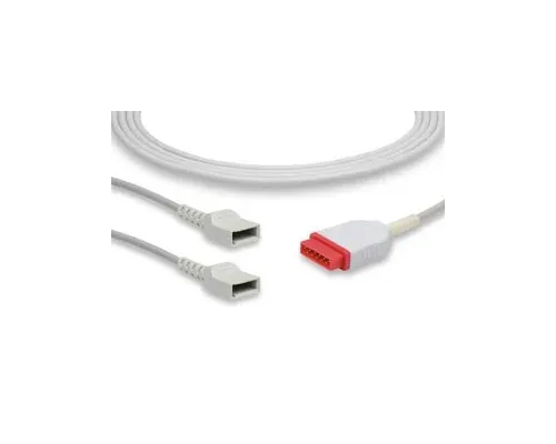 Cables and Sensors - IC-MQ-UT20 - IBP Adapter Cable Utah Connector, GE Healthcare > Marquette Compatible w/ OEM: 2016997-003, 2016997-004 (DROP SHIP ONLY) (Freight Terms are Prepaid & Added to Invoice - Contact Vendor for Specifics)