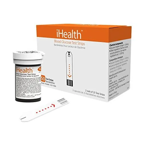 Ihealth Lab - ITHAGS-1000I - iHealth Blood Glucose Test Strips