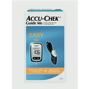 ROCHE DIAGNOSTIC SYSTEMS - Accu-Chek Guide - 08453071001 - Roche Diagnostics Accu Chek Guide Accu Chek Guide Blood Glucose Meter. Includes FastClix Lancing Device With 6 Lancets.