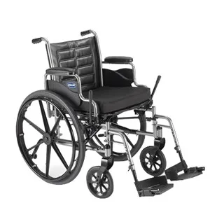 Invacare - Tracer EX2 - From: TREX26RP To: TREX28RP -  Wheelchair  Dual Axle Desk Length Arm Midnight Blue Upholstery 16 Inch Seat Width Adult 250 lbs. Weight Capacity
