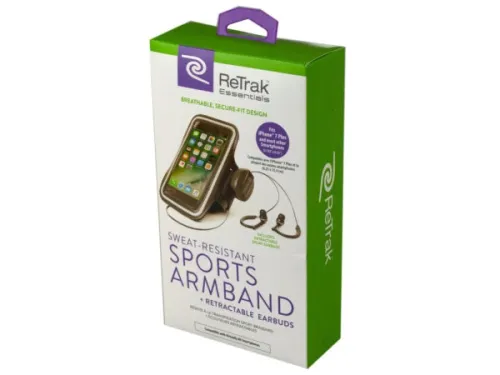Kole Imports - En299 - Essentials Armband And Earbuds