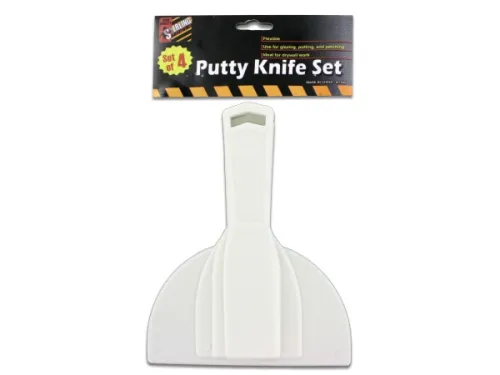 Kole Imports - MT046 - 4 Pack Putty Knife Set