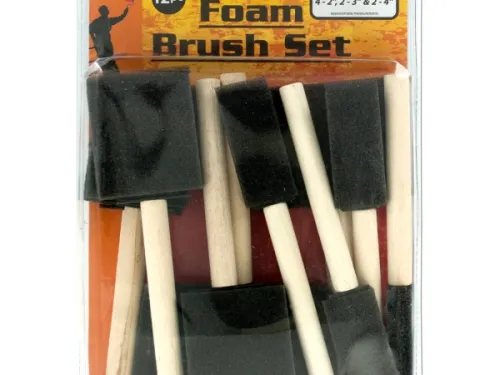 Kole Imports - OL398 - Foam Paint Brush Set