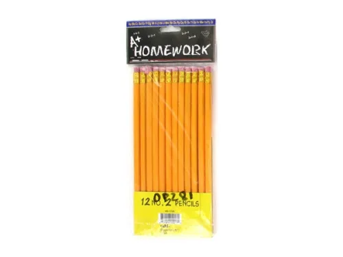 Kole Imports - Op281 - 12 Pack Of #2 Pencils