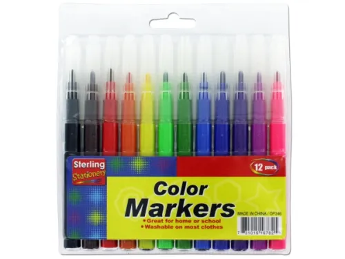 Kole Imports - OP346 - Colored Marker Set