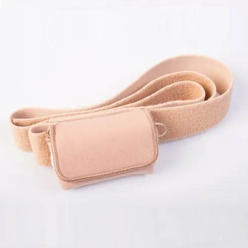 Minimed Distr Center - ACC-255BE - Waist-It Pouch with Elastic Straps, Beige.