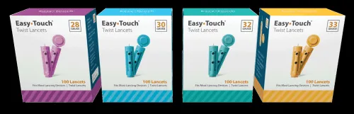 Mhc Medical - 833101 - EasyTouch Twist Lancet 33G (100 count)