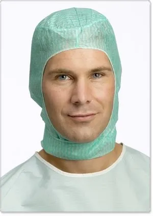 Molnlycke Health Care - 620105 - Tuck Standard Surgeon Hood, Blue, One Sz, Bx100, Cs500