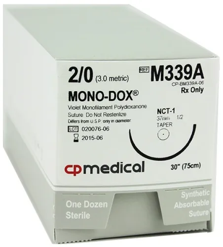 Myco Medical - ML316-M - Suture, 3-0, Redidiox, Monofilament, YSH