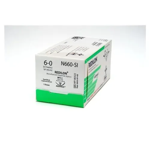 Myco Medical - P1013-M - Suture, 5-0, Redilene, Monofilament, YC-2