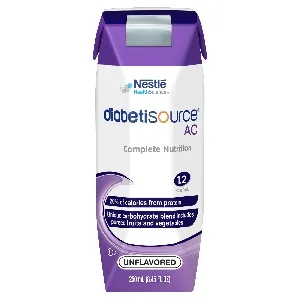Nestle Healthcare Nutrition - 36500000 - Diabetisource Advanced control Tube Feeding Unflavored Liquid 8 oz. Can, 300 Calories, Lactose free, Gluten free