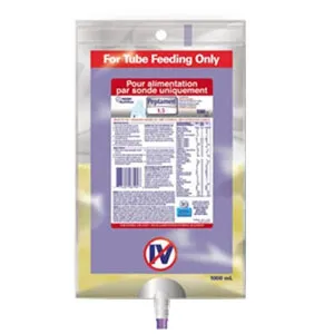 Nestle Healthcare Nutrition - 9871622804 - Nestle UltraPak Peptamen with Prebio1 Complete Elemental Nutrition 1000mL Bag