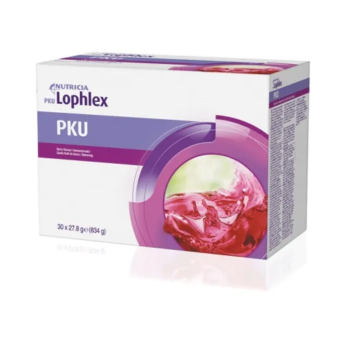 Nutricia North America 7531 - 49418 - Lophlex Powdered Medical Food Drink Mix 14.3g Packet, 42 Calories, Berry Flavor, Phenylalanine-free.