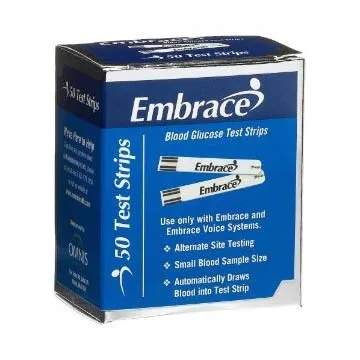 Omnis Health - From: APX02AB0202 To: APX02AB0202P - Embrace Blood Glucose Test Strip (50 count)