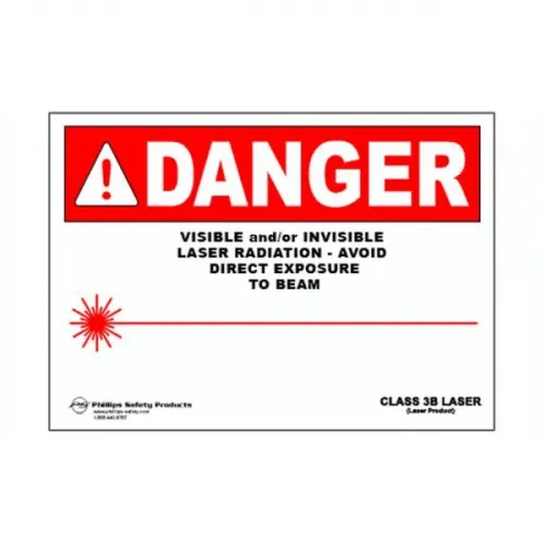 Phillips Safety - ML-W-29 - Class 3b Magnetic Laser Radiation Warning Sign #29
