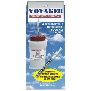 Post Medical - PMSM95016 - Voyager Diabetic Needle Disposal