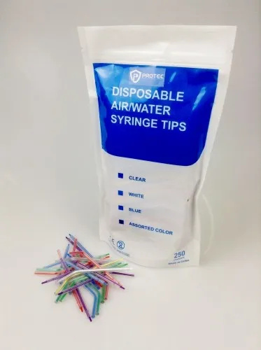 Protec - From: PTAWST-001 To: PTAWST-002M - Air Water Syringe Tips with plastic tip