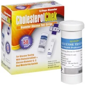Quest Products - 99665FGS - Cholesterol Chek Blood Glucose Test Strip (50 count)