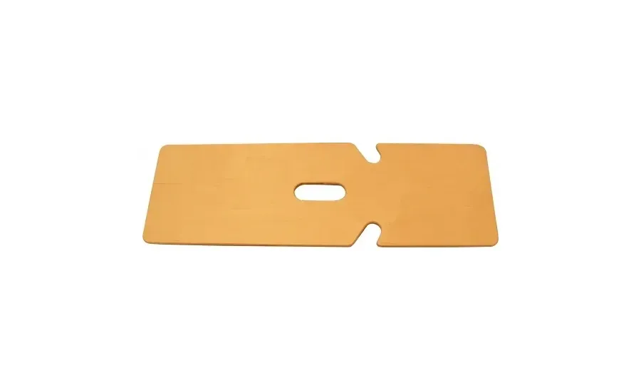 Metal And Mobility Products - SafetySure - From: 5100 To: 5110 -   Double Notched Wooden Transfer Board, 24" L x 8" W, 0.5" Thickness, Multiply Plywood, 400 lb. Weight Capacity, Fit Arm of Wheelchair
