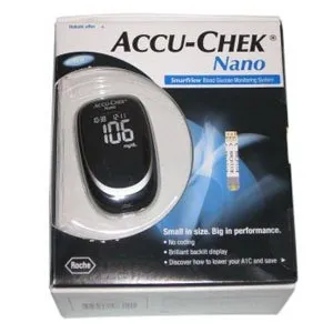 Roche Diagnostics - 06333834001IM - ACCU-CHEK Nano SmartView Meter (Meter Only)