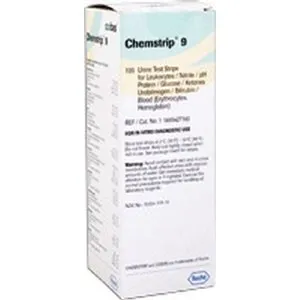 Roche Diagnostics - 417109 - Chemstrip 9 Urine Reagent Test Strip (100 count)