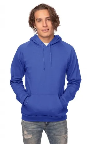 Royal Apparel - 21052ORG- Nautical blue - Unisex Organic Hooded Pullover Sweatshirt-Nautical blue