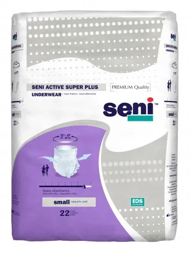 TZMO - Seni Active Super Plus - From: S-ME20-AP1 To: S-XX12-AP1 - Active Super Plus Pull On Underwear, 14 Count