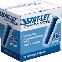 Stat Medical Devices - SCM-100 - Stat Let Comfort Thins Micro Lancet 30G (100 count)