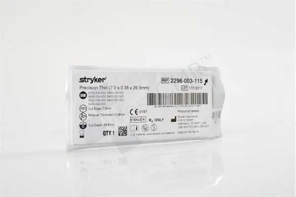 Stryker - 2296-003-115 - STRYKER PRESCISION THIN (7.0 X 0.38 X 29.5 MM)