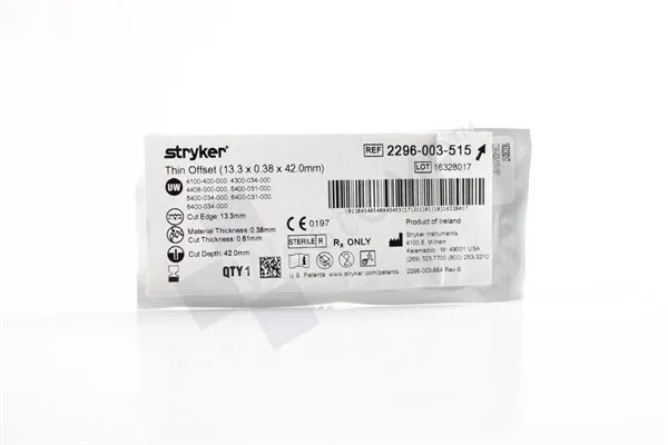 Stryker - 2296-003-515 - STRYKER THIN OFFSET (13.3 X 0.38X42.0 MM)